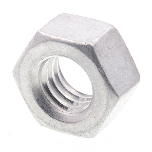 Prime-Line Hex Nut, 5/16"-18, Aluminum, Not Graded, Aluminum, 25 PK 9073423